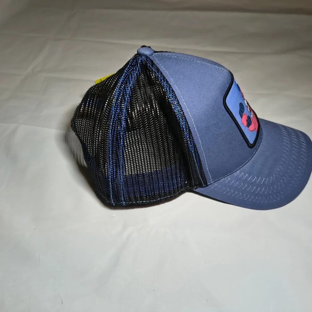 Overlord SpongeBob Patrick Star Trucker Hat Blue Mesh Snapback Cap OC-SBYEL NEW